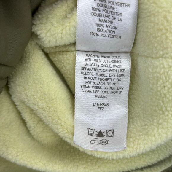 Cabela's Softshell Jacket Fleece Lined Full Zip Pockets Olive Green Women's M - Picture 12 of 13